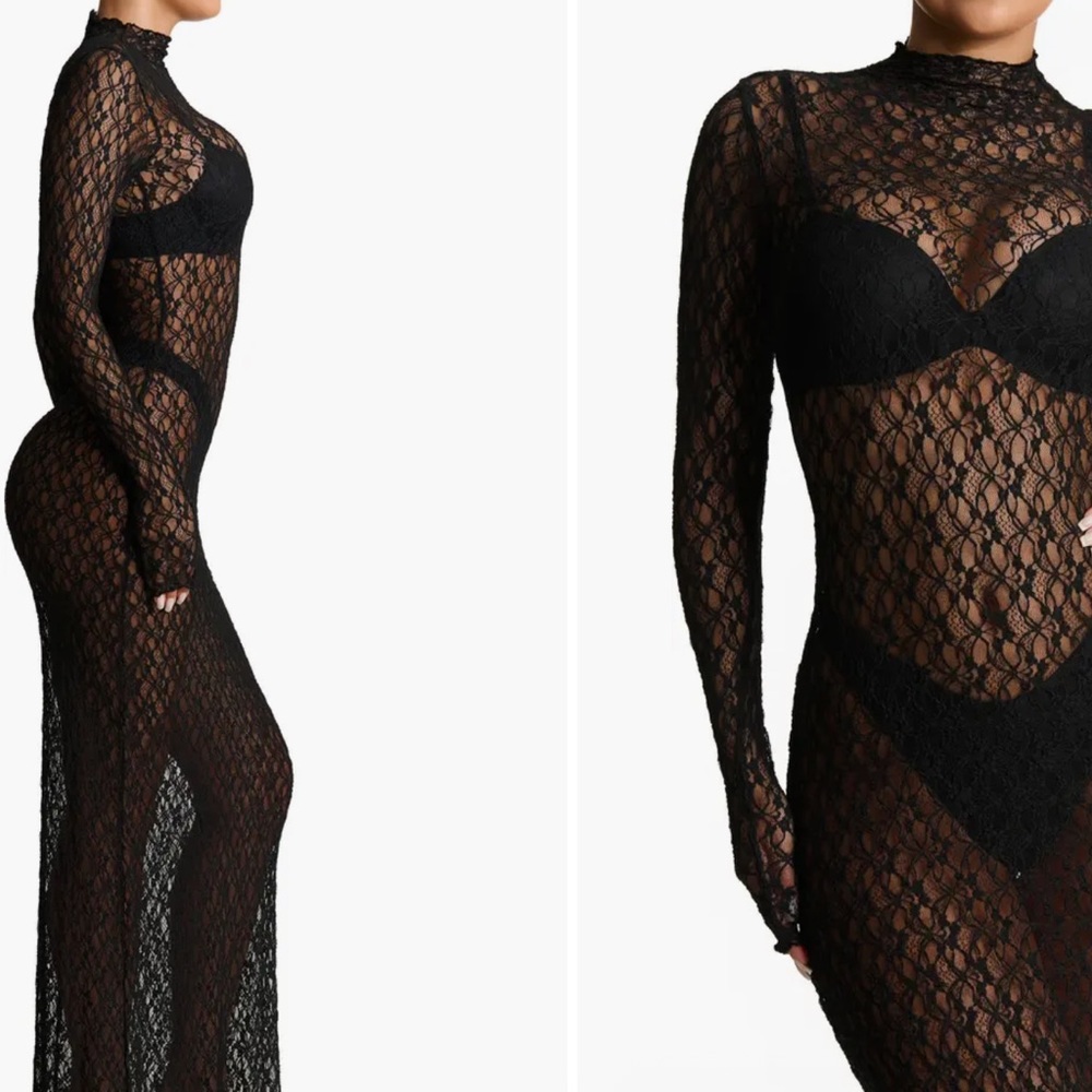 Naked Wardrobe Lace Dress - Gem